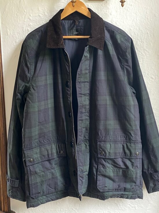J. Crew Other - J.Crew barn jacket in blackwatch plaid tartan mens large